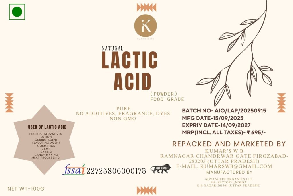 OUR BRAND PRODUCTS LACTIC ACID 1 1 1024x683